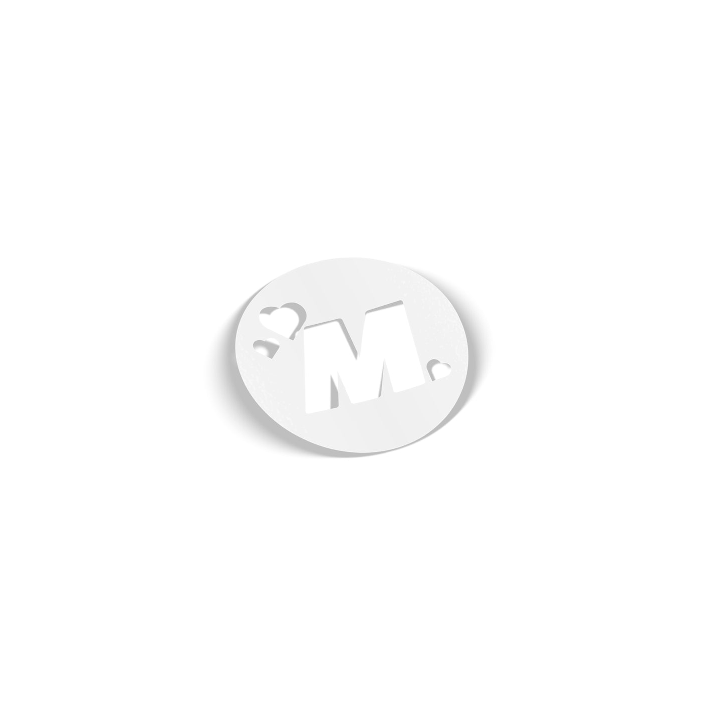 Makea Circle Heart Sticker