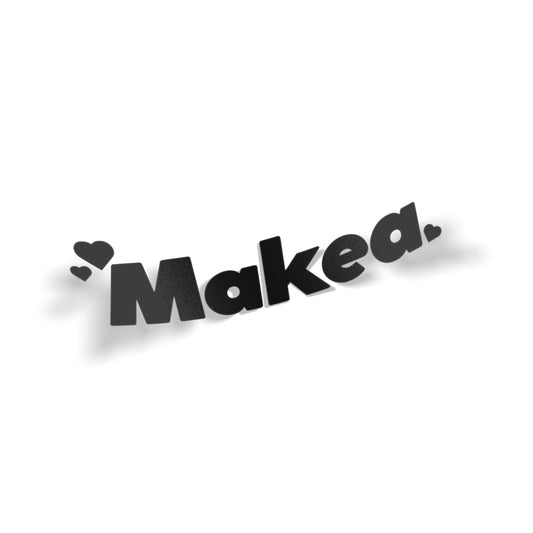 Makea Heart Logo Sticker