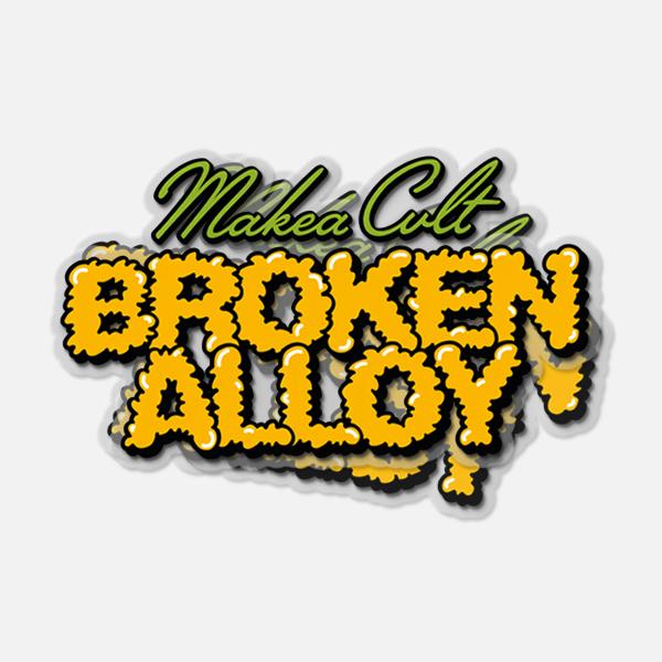 Broken Alloy x Makea Cvlt Sticker